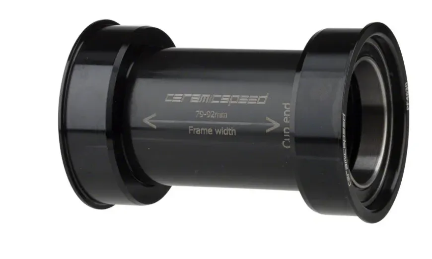CeramicSpeed PF4630 Bottom Bracket - PF30/BBright/386EVO 30mm Spindle Black