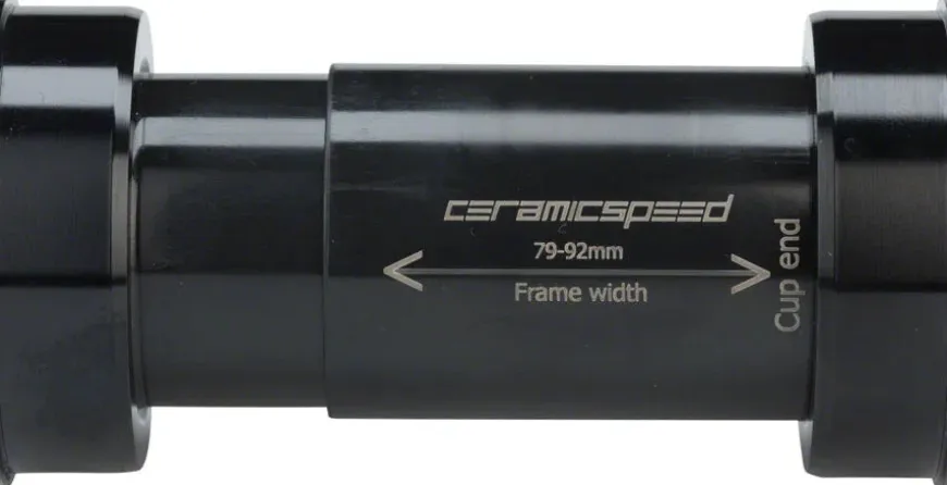 CeramicSpeed PF4630 Bottom Bracket - PF30/BBright/386EVO 30mm Spindle Coated Races BLK
