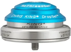 Chris King DropSet 2 Headset - 1-1/8 - 1.5" 42/52mm 45 Deg Matte Turquoise