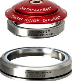 Chris King DropSet 5 Headset - 1-1/8" 42/52mm 45 Deg Red