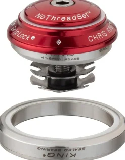 Chris King DropSet 2 Headset - 1-1/8 - 1.5" 42/52mm 45 Deg Red