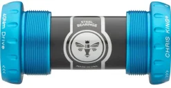 Chris King ThreadFit 24 Bottom Bracket Fit Kit 4 - English For Shimano Hollowtech II Matte Turquoise