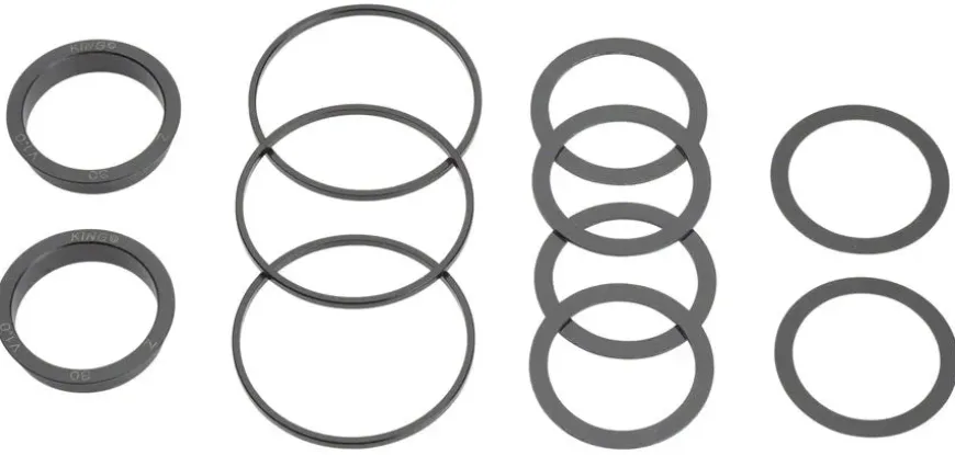 Chris King ThreadFit T47 30i Bottom Bracket Fit Kit 5 - T47 For 30mm Spindles Matte Jet