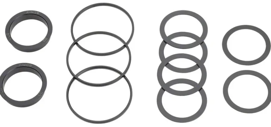 Chris King ThreadFit T47 30x Bottom Bracket Fit Kit 5 - T47 For 30mm Spindles Matte Jet