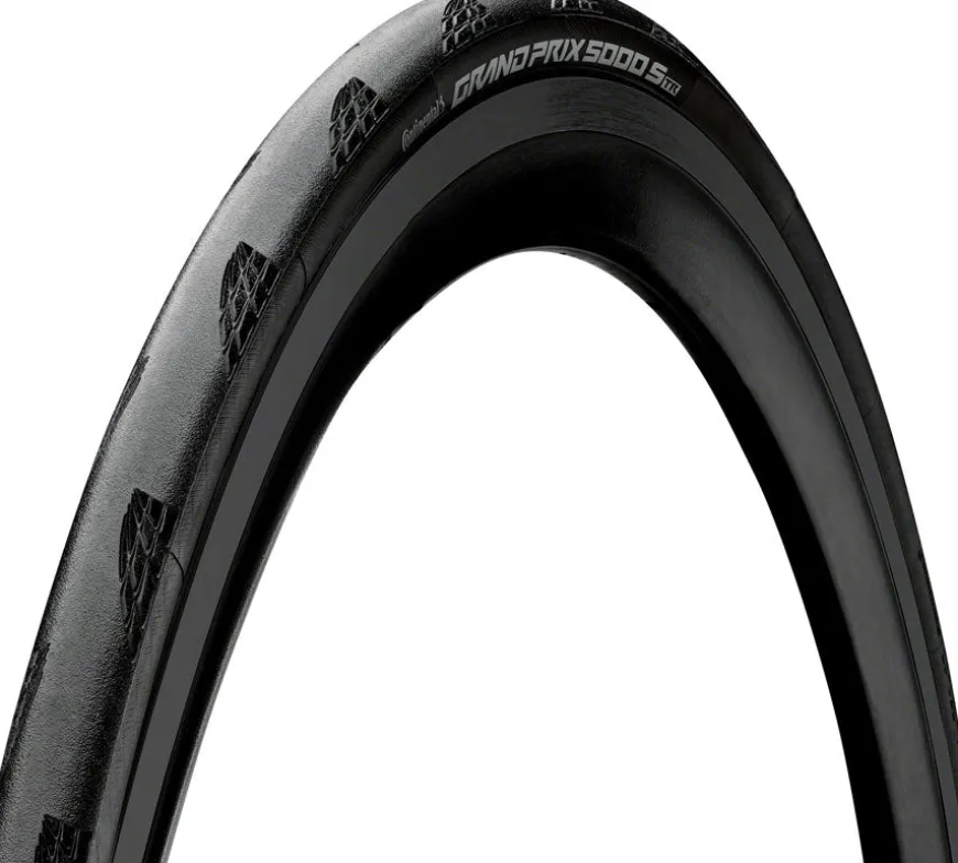 Continental Grand Prix 5000 S TR Tire, BLKChili Vectran Breaker LazerGrip ACT - 700 x 35c