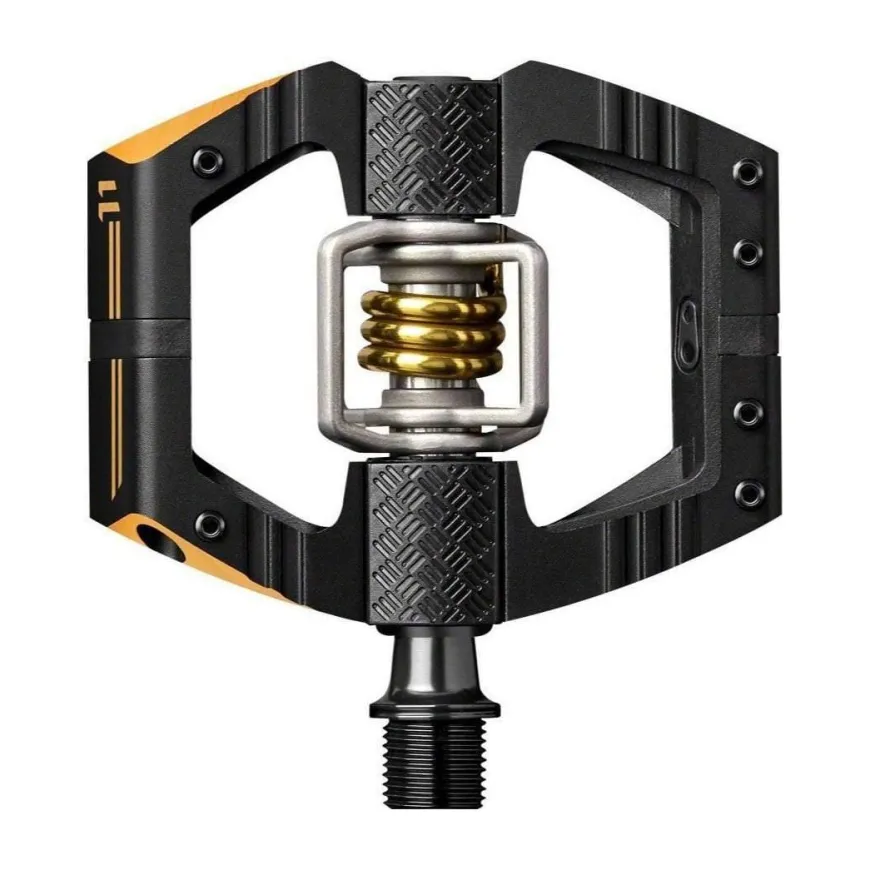 Crank Brothers Crankbrothers Mallet Enduro 11 Pedals - Dual Sided Clipless Aluminum 9/16" BLK/Gold