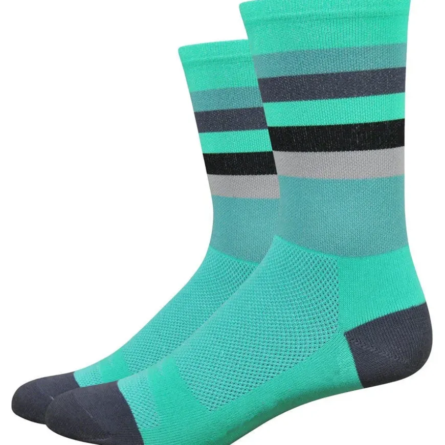 DeFeet Aireator Maverick Bike Socks - Mint Blue