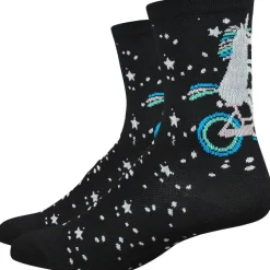 DeFeet Aireator Unicorn Women's Bike Socks - Black
