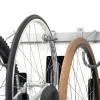 Delta Heavy Duty Track Rack Wall Mount Bike Rack - 6-Bike Silver