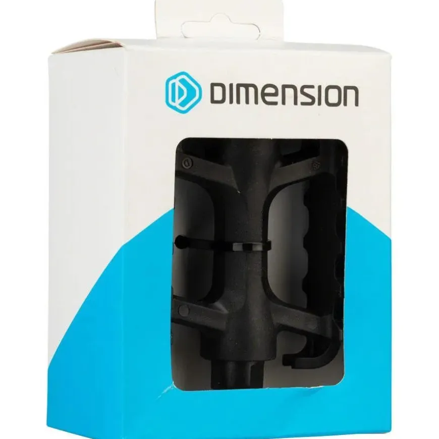 Dimension Mountain Basic Heavy-Duty Pedals - Platform Plastic 9/16"
