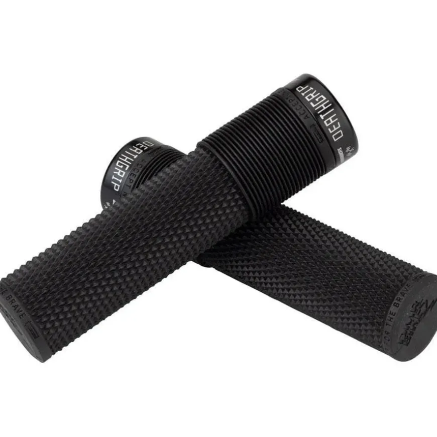 DMR DeathGrip Race Edition Grips - Thick Flangeless Lock-On Black