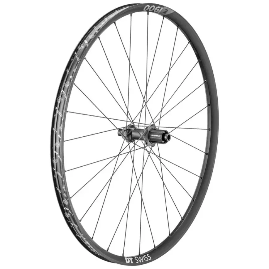 DT Swiss E 1900 Spline 30 Rear Wheel - 29" 12 x 148mm Center-Lock HG 11 MTN BLK