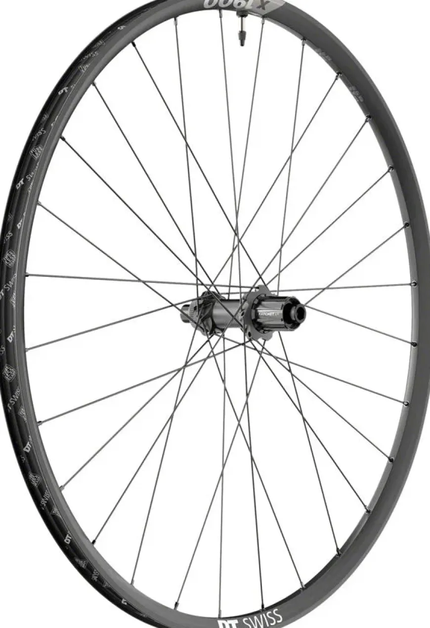 DT Swiss X 1900 Spline 25 Rear Wheel - 29" 12 x 142mm Center-Lock HG 11 MTN BLK
