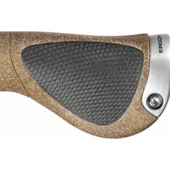 Ergon GP1 BioKork Grips - Lock-On Twistshift Small Black/Tan
