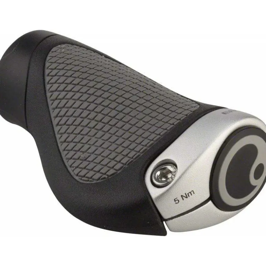 Ergon GP1 Grips - Lock-On Twistshift Small Black/Gray