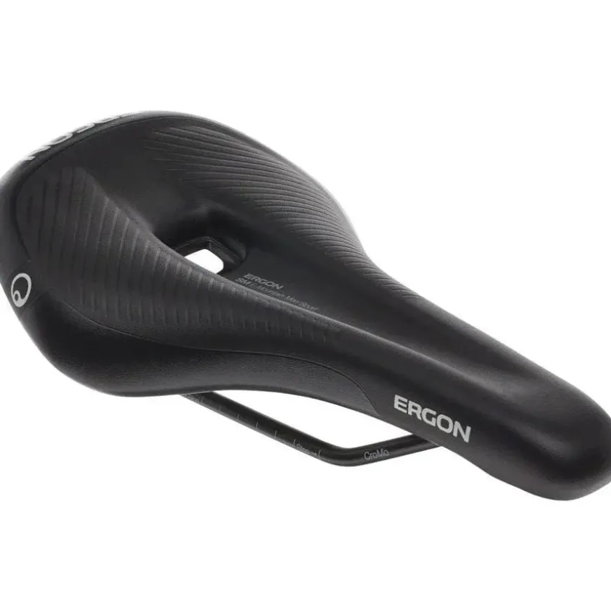 Ergon SM E Mountain Sport Saddle - Chromoly Stealth Mens Medium/Large