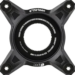 E-Thirteen e*spec 104BCD Aluminum Direct Mount Spider - 104BCD 55mm CL Incl. Bolts Shimano EP8 BLK