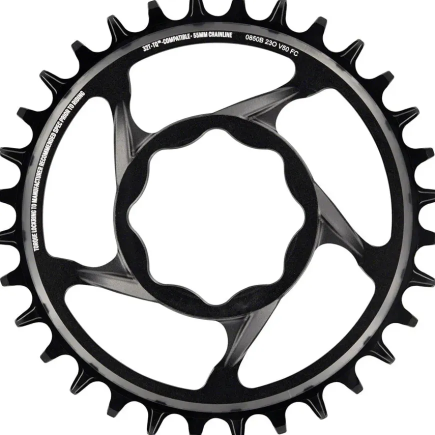 E-Thirteen e*spec Direct Mount Chainring - 32t 11/12 Speed For TQ CL55 Black