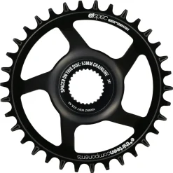 E-Thirteen e*spec Steel Direct Mount Chainring - 34T Bosch CX Gen4 CL 53/55 via Spacer BLK