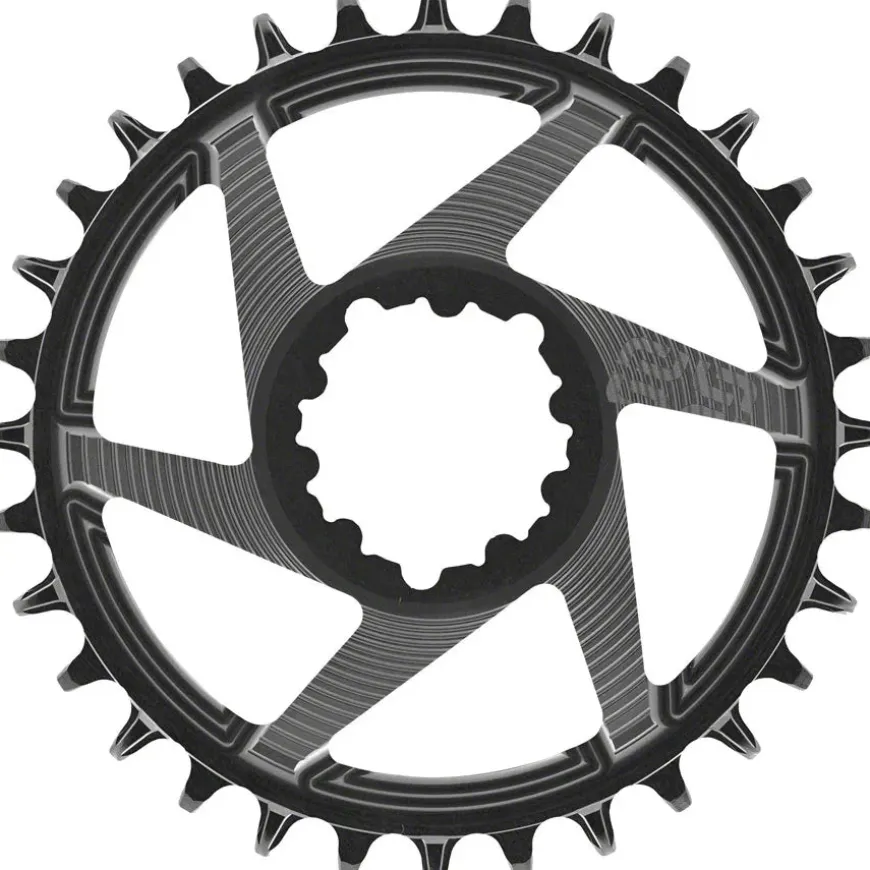 E-Thirteen Helix R Chainring - 32t 11/12-Speed 3mm Offset SRAM 3-Bolt DM BLK