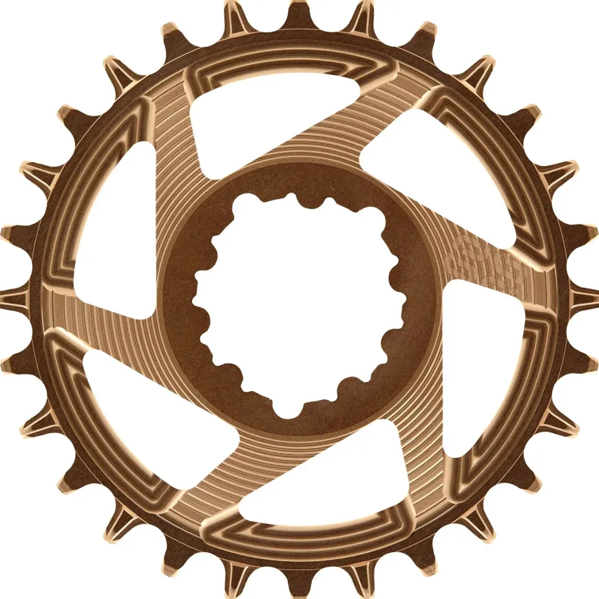 E-Thirteen Helix R Guidering(3mm Offset)3-Bolt 28t Bronze