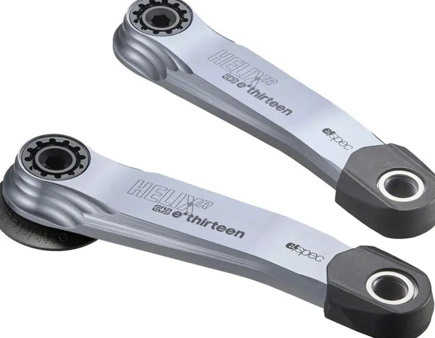 E-Thirteen Helix Race Alloy e*spec Crank Arm Set - BOSCH SX-Brose S Mag-TQ HPR50 21.5mm Offset 165mm Self Extractor Silver