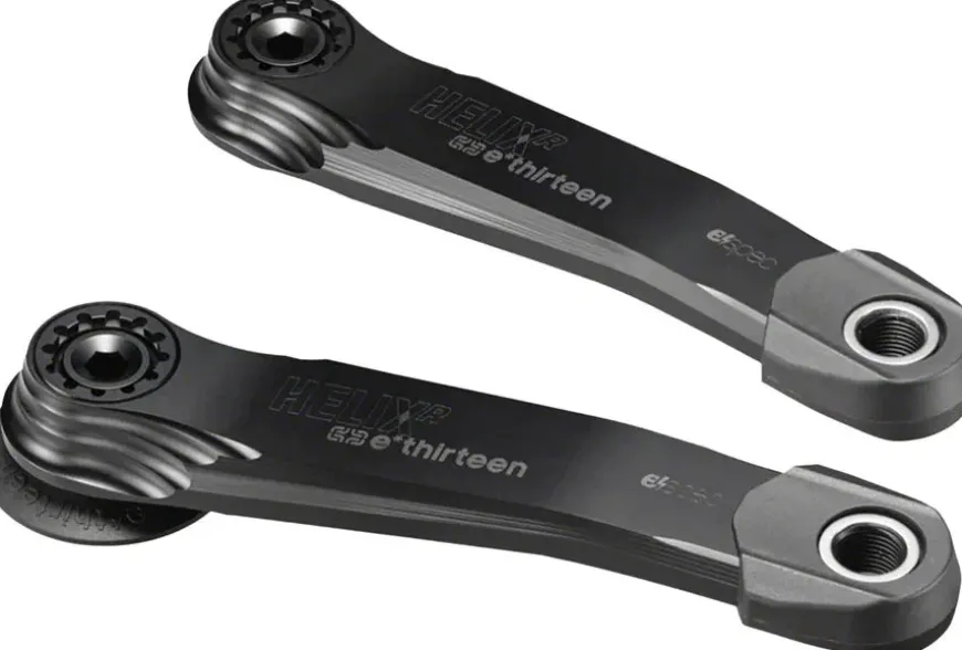E-Thirteen Helix Race Alloy e*spec Crank Arm Set - Specialized M30 SL1.1 14mm Offset 165mm Self Extractor BLK