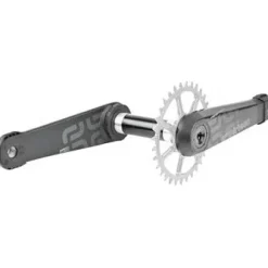 E-Thirteen LG1 Race Carbon Bicycle Crankset - 165mm, 83mm, 30mm Spindle with P3 Connect Interface, Carbon Black
