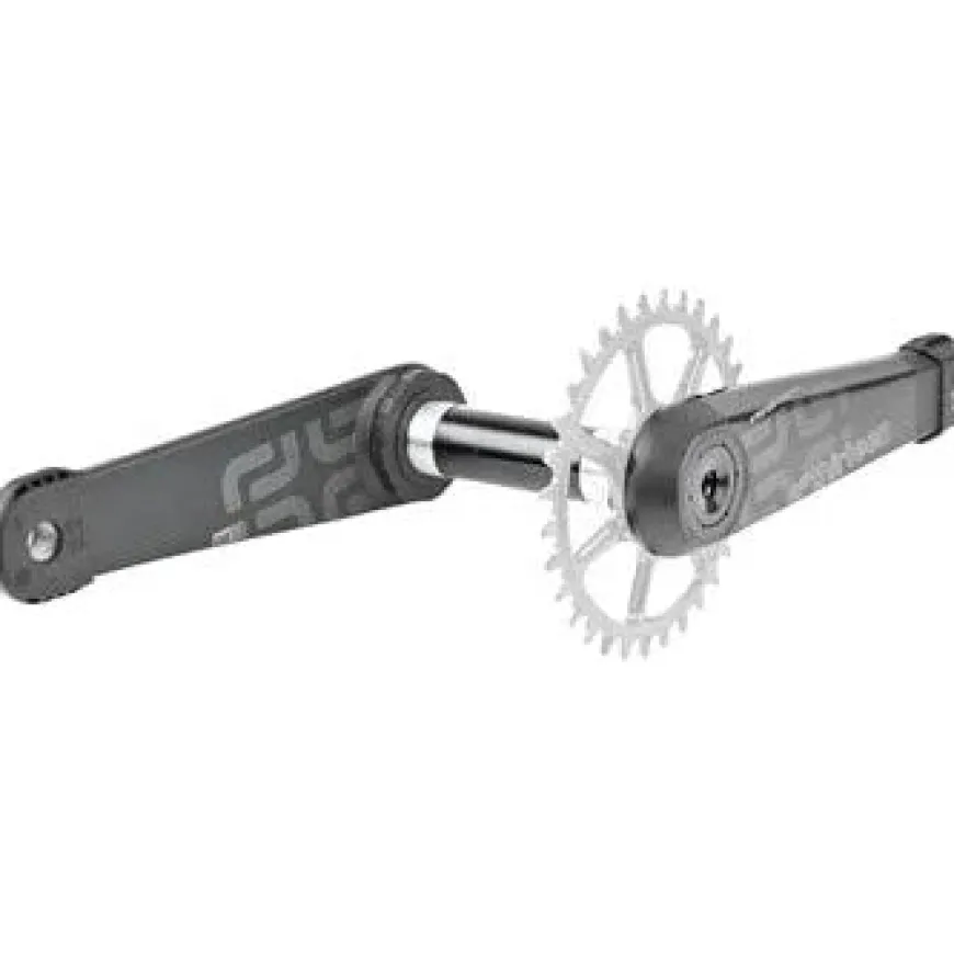 E-Thirteen LG1 Race Carbon Bicycle Crankset - 160mm, 83mm, 30mm Spindle with P3 Connect Interface, Carbon Black