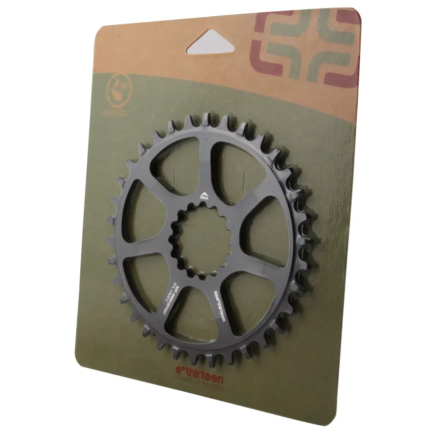 E-Thirteen UL Ultralight Direct Mount Guidering Boost Chainlines - 34t 10/11/12-Speed XCX Compatible BLK