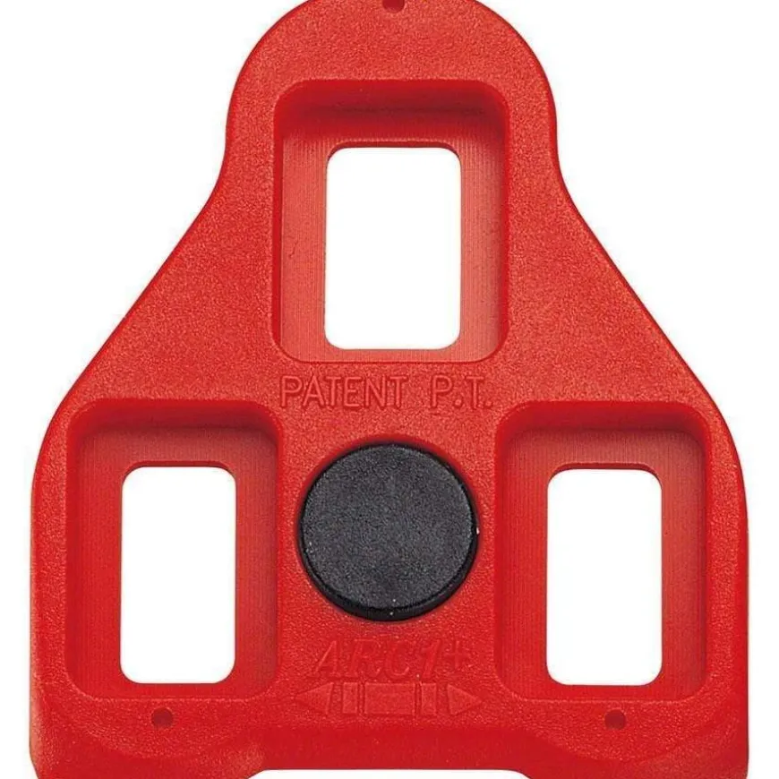 Exustar ARC 1 Look Delta Cleats, 9 Degree Red
