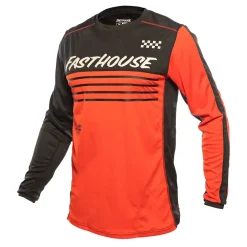 Fasthouse Classic Mercury LS Jersey - Black/Red