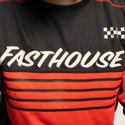 Fasthouse Classic Mercury LS Jersey - Black/Red