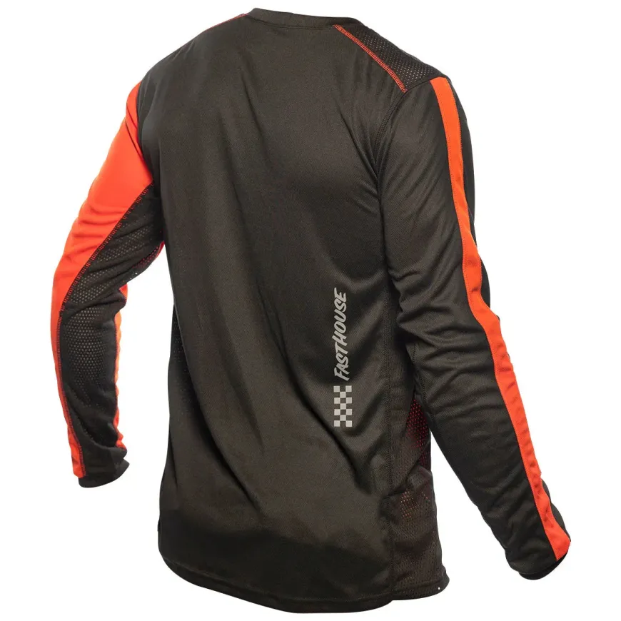 Fasthouse Classic Mercury LS Jersey - Black/Red