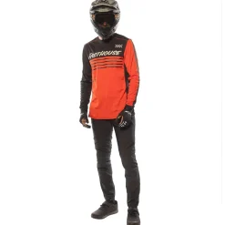 Fasthouse Classic Mercury LS Jersey - Black/Red