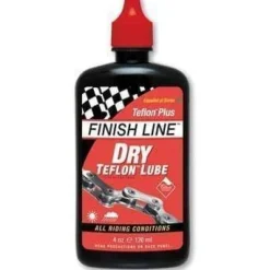 Finish Line Bike Chain Dry Lube With Teflon - 4 oz Squeeze Bottle