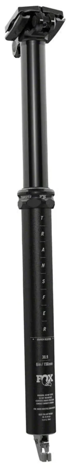 Fox Shox FOX Transfer Performance Series Elite Dropper Seatpost - 30.9 100 mm Internal Routing Anodized Upper