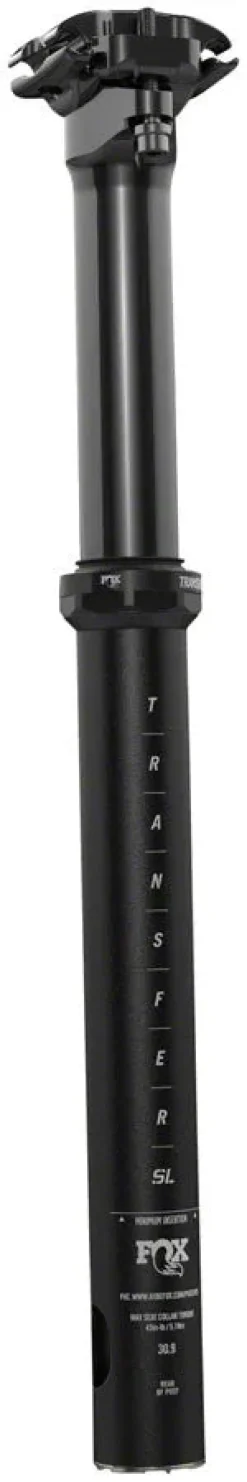 Fox Shox FOX Transfer SL Performance Series Elite Dropper Seatpost - 30.9 75 mm Internal Routing Anodized Upper
