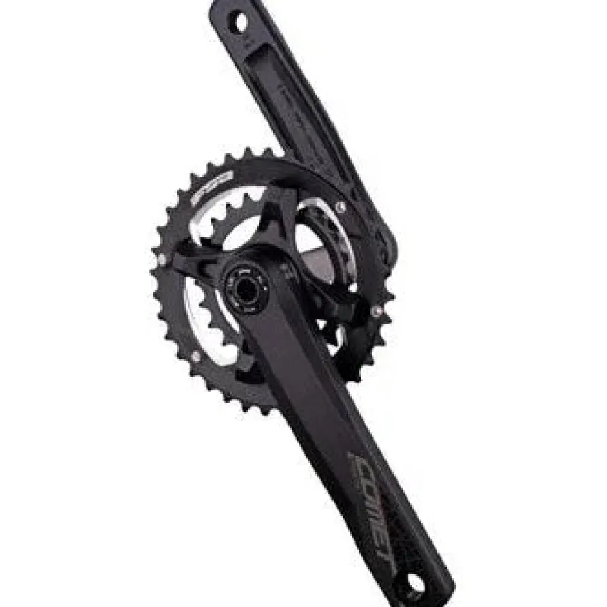 FSA Comet MegaExo Modular 2x Crankset - 170mm 11-Speed 36/22t 96/68mm BCD MegaExo Spindle Interface BLK