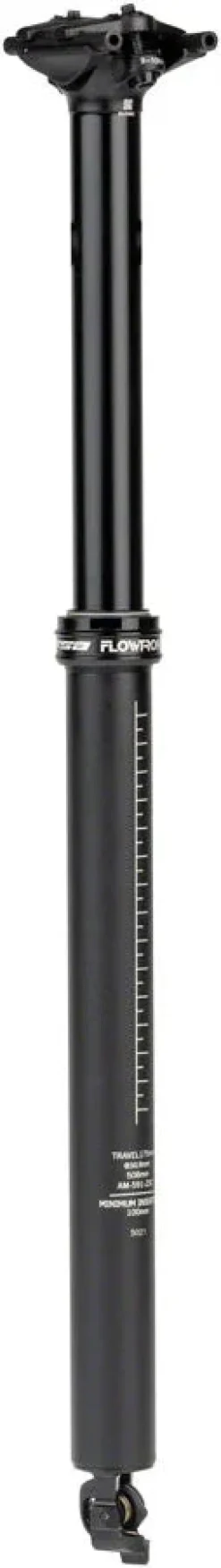 FSA Flowtron Adjustable Dropper Seatpost - 30.9 x 175mm Black
