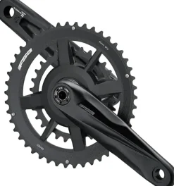 FSA Gossamer Pro AGX+ 2x Crankset - 172.5mm 11-Speed 46/30t DM/90 BCD 24mm MegaExo Spindle N11 BLK