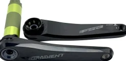 FSA Gradient Modular 1x Crankset - 170mm Fits Shimano SRAM 11/12-Speed Drivetrains 30mm BB392EVO Spindle BLK