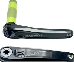 FSA Gradient Modular 1x Crankset - 170mm Fits Shimano SRAM 11/12-Speed Drivetrains 30mm BB392EVO Spindle BLK