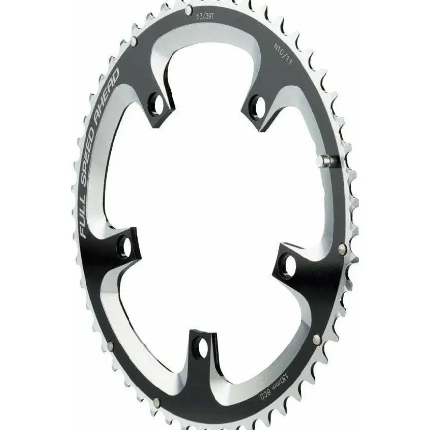 FSA Super Road Chainring - 53t, 130 BCD, 5-Bolt, Aluminum, N10/N11