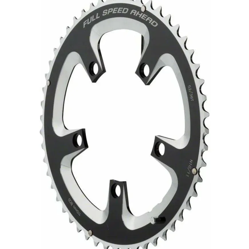 FSA Super Road Chainring - 52t, 110 BCD, 5-Bolt, Aluminum, N11