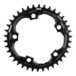 FSA Super Road Megatooth Chainring - 38t 110mm BCD 5-Bolt Aluminum For 1x11-Speed BLK