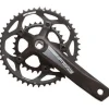 FSA Tempo Crankset - 175mm 10/11-Speed 46/30t JIS Spindle Interface BLK