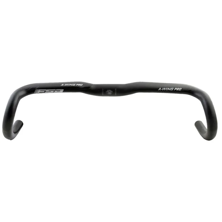 FSA A-Wing Pro AGX Drop Handlebar - Aluminum 31.8mm 46cm Black