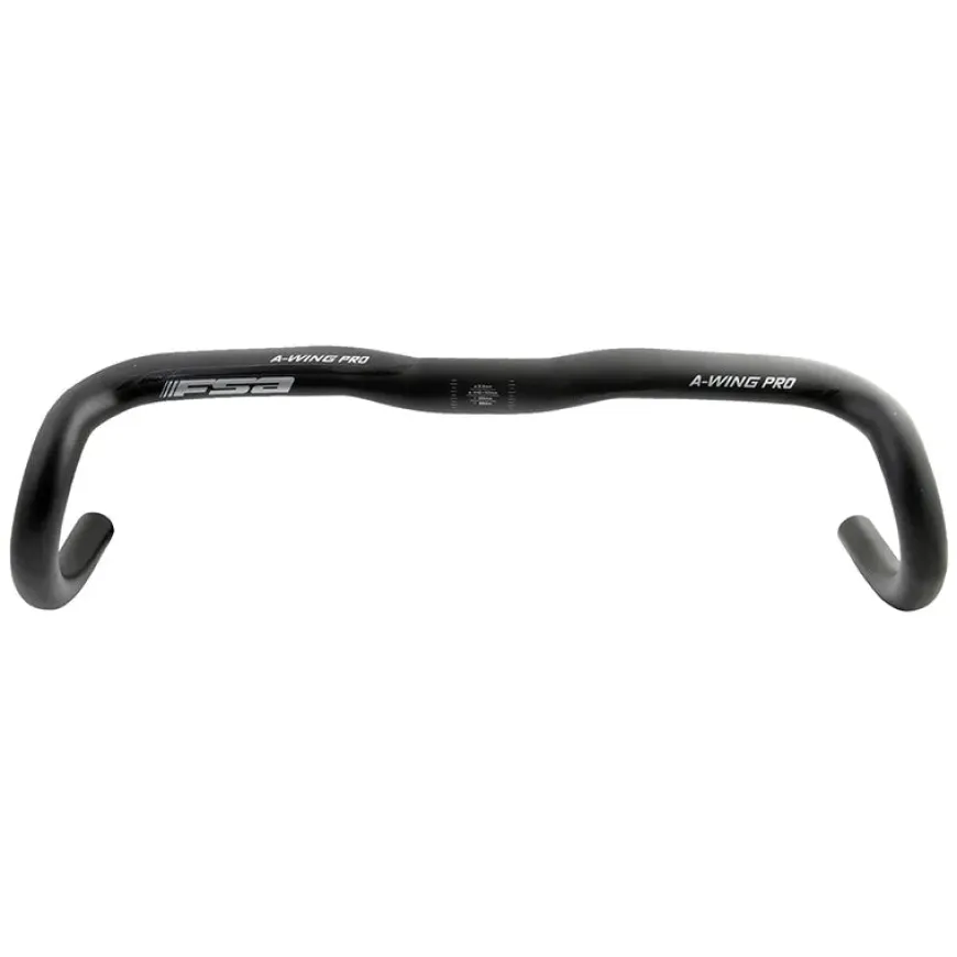 FSA A-Wing Pro AGX Drop Handlebar - Aluminum 31.8mm 44cm Black