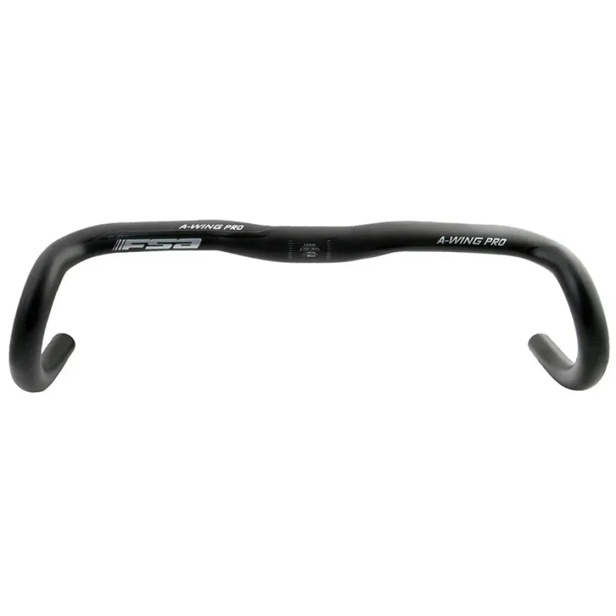 FSA A-Wing Pro AGX Drop Handlebar - Aluminum 31.8mm 42cm Black